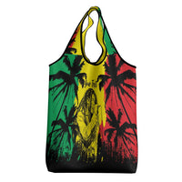 Reggae Soul B.Marley Personalized Grocery Bag Tropical Grunge