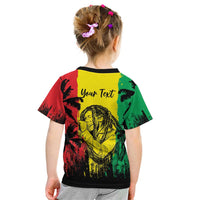 Reggae Soul B.Marley Personalized Kid T Shirt Tropical Grunge