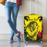 Reggae Soul B.Marley Personalized Luggage Cover Tropical Grunge