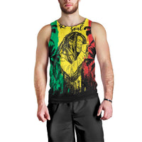 Reggae Soul B.Marley Personalized Men Tank Top Tropical Grunge