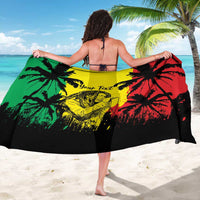 Reggae Soul B.Marley Personalized Sarong Tropical Grunge