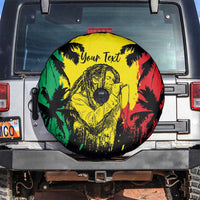 Reggae Soul B.Marley Personalized Spare Tire Cover Tropical Grunge