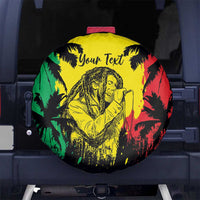 Reggae Soul B.Marley Personalized Spare Tire Cover Tropical Grunge