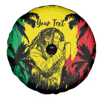 Reggae Soul B.Marley Personalized Spare Tire Cover Tropical Grunge