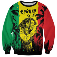 Reggae Soul B.Marley Personalized Sweatshirt Tropical Grunge