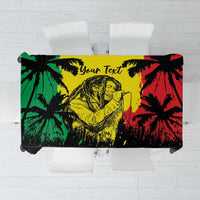 Reggae Soul B.Marley Personalized Tablecloth Tropical Grunge