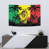 Reggae Soul B.Marley Personalized Tapestry Tropical Grunge