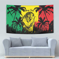 Reggae Soul B.Marley Personalized Tapestry Tropical Grunge
