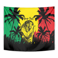 Reggae Soul B.Marley Personalized Tapestry Tropical Grunge