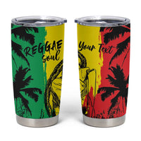 Reggae Soul B.Marley Personalized Tumbler Cup Tropical Grunge