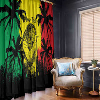 Reggae Soul B.Marley Personalized Window Curtain Tropical Grunge