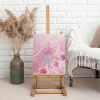 Afro Vodou Erzulie Freda Canvas Wall Art Hibiscus & Pearls