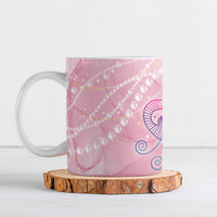 Afro Vodou Erzulie Freda Ceramic Mug Hibiscus & Pearls