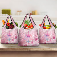 Afro Vodou Erzulie Freda Grocery Bag Hibiscus & Pearls