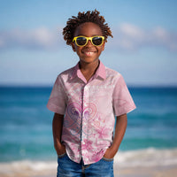 Afro Vodou Erzulie Freda Kid Hawaiian Shirt Hibiscus & Pearls