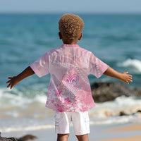 Afro Vodou Erzulie Freda Kid Hawaiian Shirt Hibiscus & Pearls