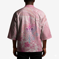 Afro Vodou Erzulie Freda Kimono Hibiscus & Pearls