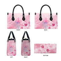 Afro Vodou Erzulie Freda Leather Bag Hibiscus & Pearls