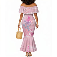 Afro Vodou Erzulie Freda Mermaid Dress Hibiscus & Pearls