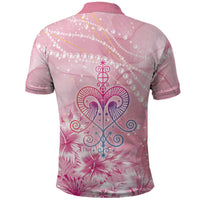 Afro Vodou Erzulie Freda Polo Shirt Hibiscus & Pearls