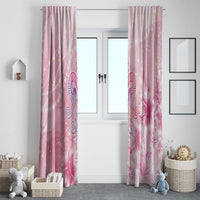 Afro Vodou Erzulie Freda Window Curtain Hibiscus & Pearls
