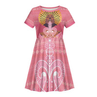 Afro Vodou Erzulie Freda Goddess Kid Short Sleeve Dress