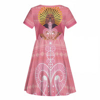 Afro Vodou Erzulie Freda Goddess Kid Short Sleeve Dress