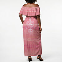 Afro Vodou Erzulie Freda Goddess Off Shoulder Maxi Dress