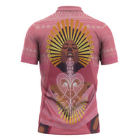 Afro Vodou Erzulie Freda Goddess Zipper Polo Shirt