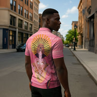 Afro Vodou Erzulie Freda Goddess Zipper Polo Shirt