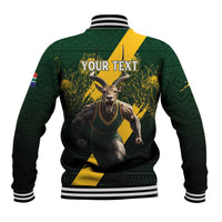 Personalised South Africa Rugby Baseball Jacket Proud Bokke We Are Champions LT7 - Wonder Print Shop