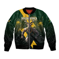 Personalised South Africa Rugby Bomber Jacket Proud Bokke We Are Champions LT7 - Wonder Print Shop
