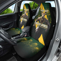 Personalised South Africa Rugby Car Seat Cover Proud Bokke We Are Champions LT7 - Wonder Print Shop