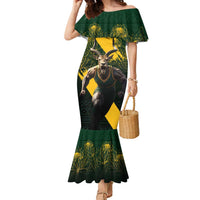 Personalised South Africa Rugby Family Matching Mermaid Dress and Hawaiian Shirt Proud Bokke We Are Champions LT7 - Wonder Print Shop