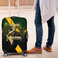 Personalised South Africa Rugby Luggage Cover Proud Bokke We Are Champions - Wonder Print Shop