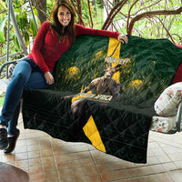 Personalised South Africa Rugby Quilt Proud Bokke We Are Champions - Wonder Print Shop