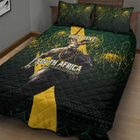 Personalised South Africa Rugby Quilt Bed Set Proud Bokke We Are Champions - Wonder Print Shop