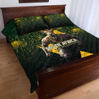 Personalised South Africa Rugby Quilt Bed Set Proud Bokke We Are Champions - Wonder Print Shop