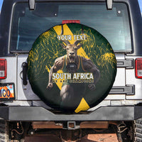 Personalised South Africa Rugby Spare Tire Cover Proud Bokke We Are Champions - Wonder Print Shop