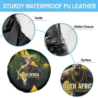 Personalised South Africa Rugby Spare Tire Cover Proud Bokke We Are Champions - Wonder Print Shop