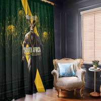 Personalised South Africa Rugby Window Curtain Proud Bokke We Are Champions - Wonder Print Shop