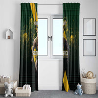 Personalised South Africa Rugby Window Curtain Proud Bokke We Are Champions - Wonder Print Shop