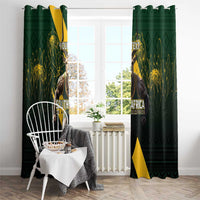 Personalised South Africa Rugby Window Curtain Proud Bokke We Are Champions - Wonder Print Shop
