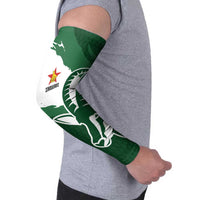 Zimbabwe Rugby Personalized Grunge Arm Sleeves GO Sables - Wonder Print Shop