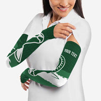 Zimbabwe Rugby Personalized Grunge Arm Sleeves GO Sables - Wonder Print Shop