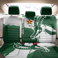 Zimbabwe Rugby Personalized Grunge Back Car Seat Cover GO Sables - Wonder Print Shop