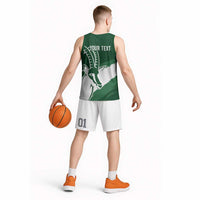 Zimbabwe Rugby Personalized Grunge Basketball Jersey GO Sables - Wonder Print Shop