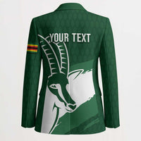 Zimbabwe Rugby Personalized Grunge Blazer GO Sables - Wonder Print Shop