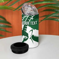Zimbabwe Rugby Personalized Grunge 4 in 1 Can Cooler Tumbler GO Sables - Wonder Print Shop