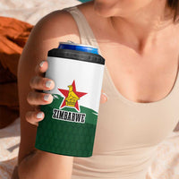 Zimbabwe Rugby Personalized Grunge 4 in 1 Can Cooler Tumbler GO Sables - Wonder Print Shop